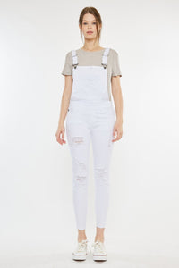 Thumbnail for Kancan Distressed Skinny Denim Overalls