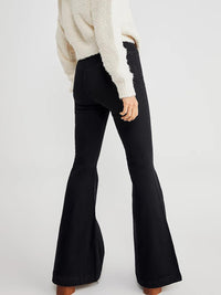 Thumbnail for Asymmetric Waist Flare Jeans