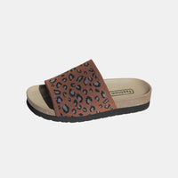 Thumbnail for Leopard Open Toe Sandals