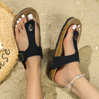 Thumbnail for Toe Post Flat Sandals