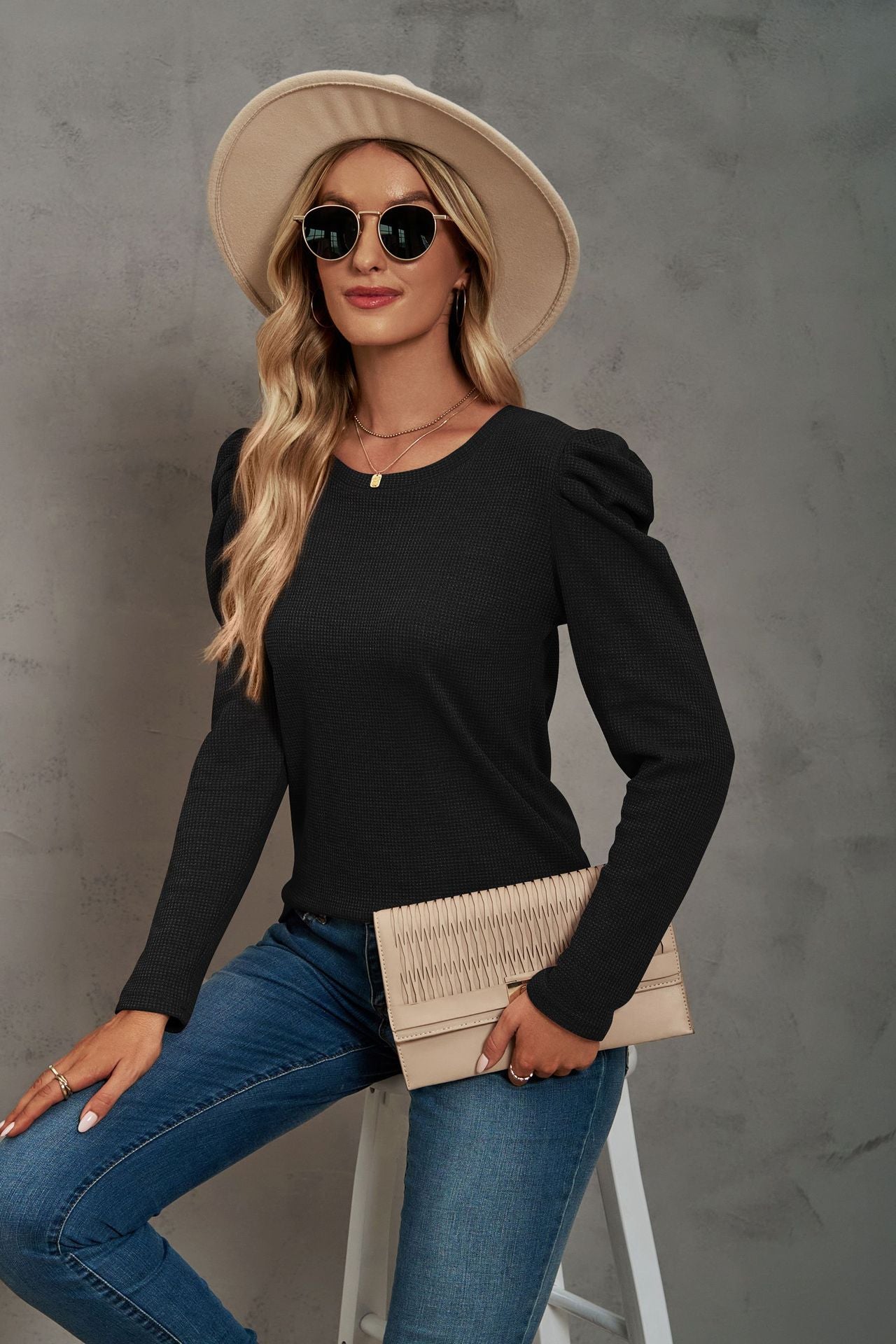 Isn't She Lovely Puff Sleeve Top