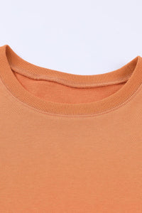 Thumbnail for Side Slit Drop Shoulder Sweatshirt