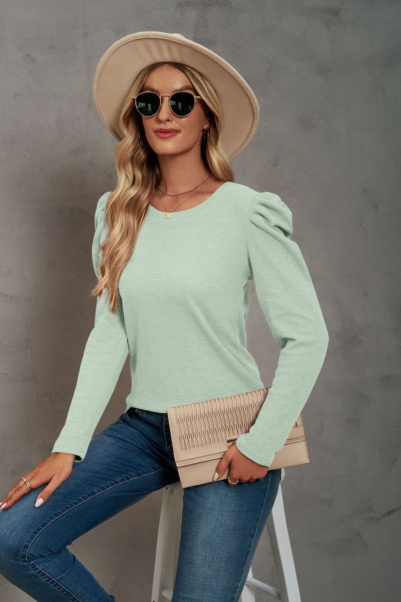 Isn't She Lovely Puff Sleeve Top