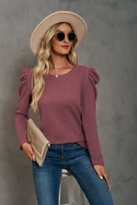 Thumbnail for Isn't She Lovely Puff Sleeve Top