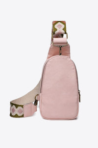 Thumbnail for Adjustable Strap PU Leather Sling Bag